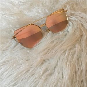 3/$25 Color Tinted Gold Frame Sunglasses